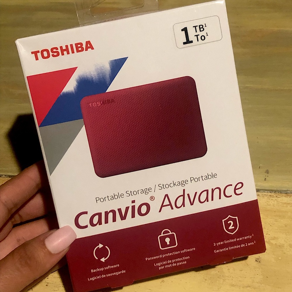 TOSHIBA PORTABLE STORAGE 1TB CANVIO ADVANCE
